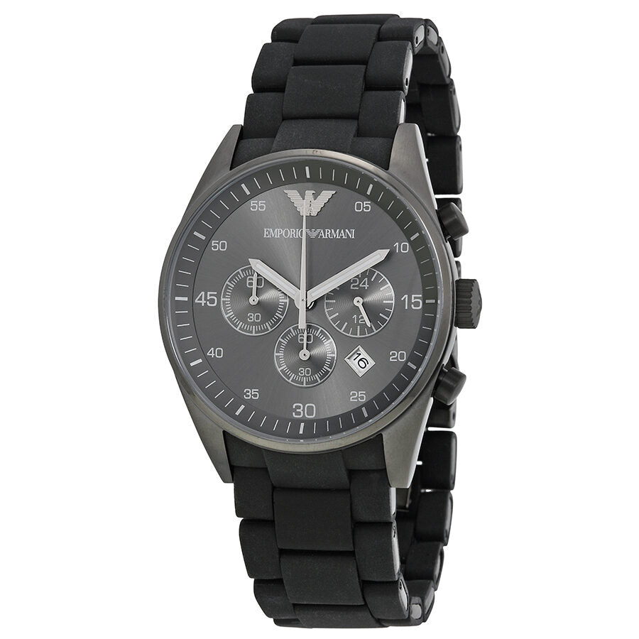 Emporio Armani Sport Chronograaf Herenhorloge met Zwarte Wijzerplaat AR5889 Hoofdafbeelding