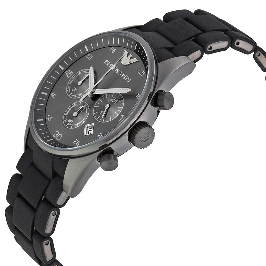 Emporio Armani Sport Chronograaf Herenhorloge met Zwarte Wijzerplaat AR5889 Secundaire afbeelding