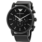 Emporio Armani Luigi Sport Chronograph Black Mesh Men's Watch - AR1968