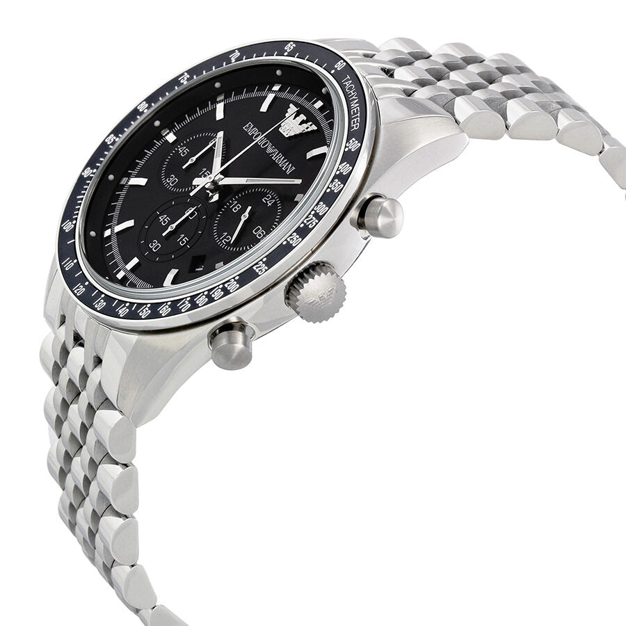 Emporio Armani Sportivo herenhorloge AR5988 met zwarte wijzerplaat en quartz uurwerk. Secundaire afbeelding