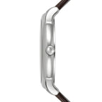 Emporio Armani Herren White Dial Brown Genuine Leather Men's Watch - AR11103