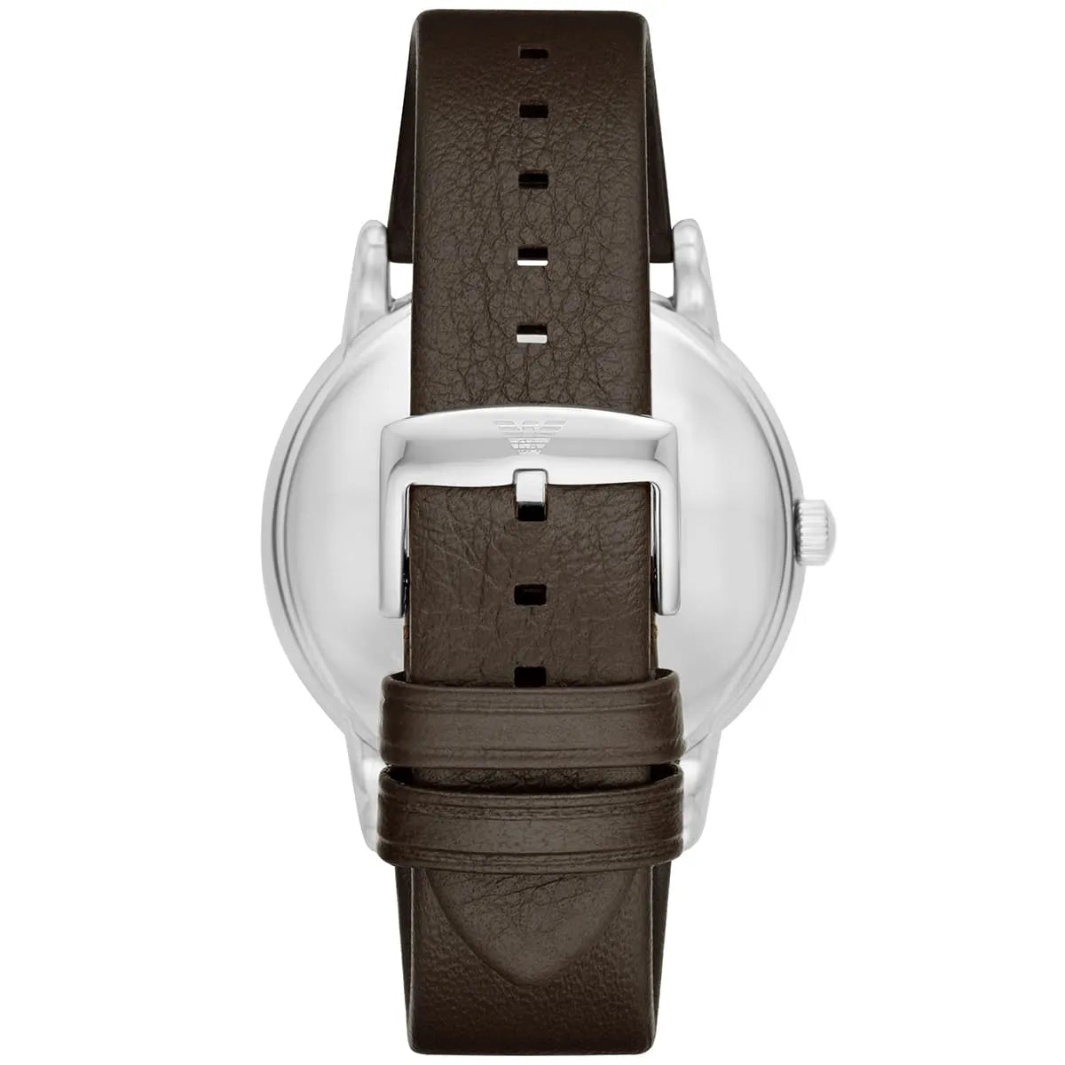 Emporio Armani Kappa Brown Genuine Leather Men's Watch - AR80006