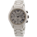 Emporio Armani Valente White Ceramica Chronograph Men's Watch - AR1460