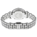 Emporio Armani White Crystal Pave Dial Stainless Steel Women's Watch - AR1925
