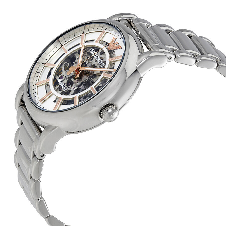 Emporio Armanii Luigi Automatic Silver Men's Watch - AR1980 Secondary image