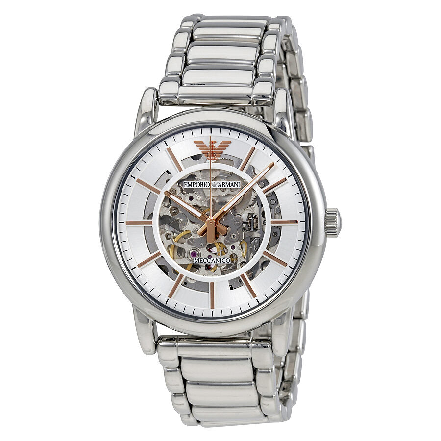 Emporio Armanii Luigi Automatic Silver Men's Watch - AR1980 Main image