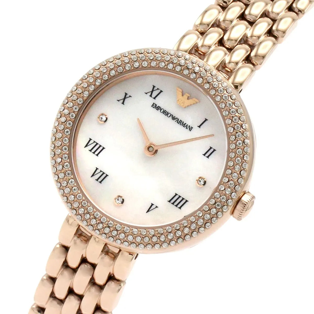 Emprio Armani Rosa Rose Gold Women's Watch - AR11355