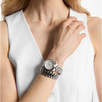 Michael Kors Runway Chronograph Silver Wrap Women's Watch - MK7454