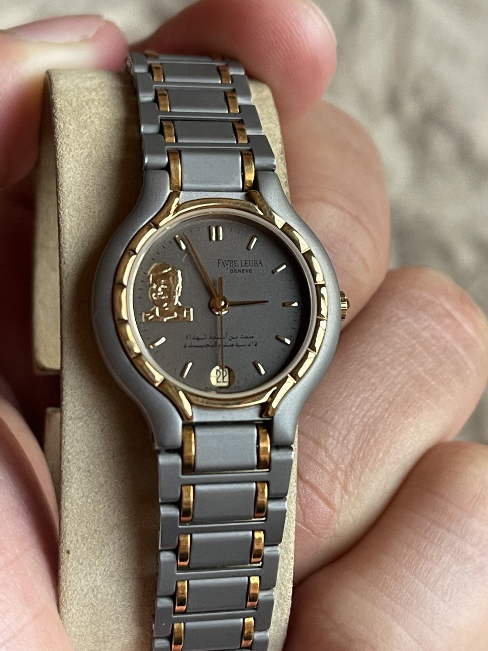 FAVRE LEUBA IRAQ SADDAM HUSSEIN SPECIAL EDITION IRAN WAR QADISIYA WOMEN WATCH Hoofdafbeelding