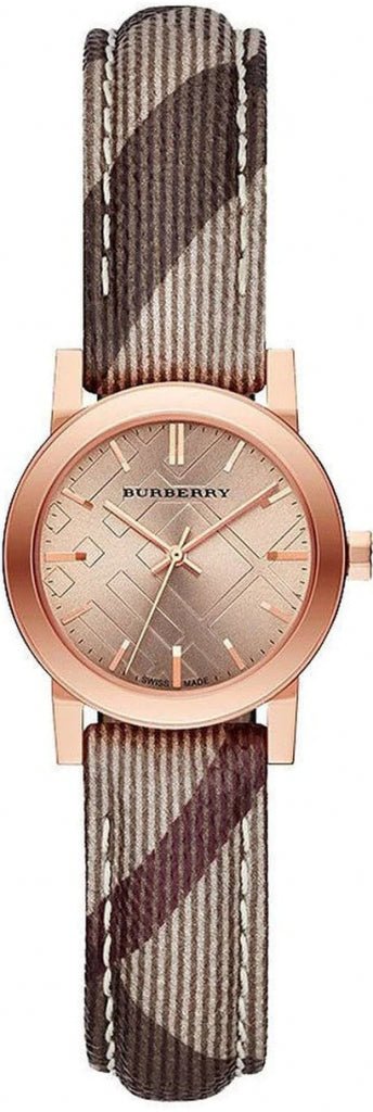 Burberry The City dameshorloge in roségoud - BU9236 Hoofdafbeelding