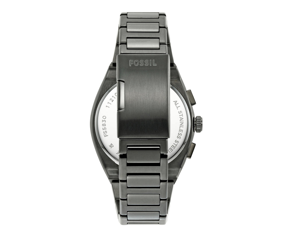 Fossil Everett Chronograph Quartz Grey Dial Men's Watch - FS5830