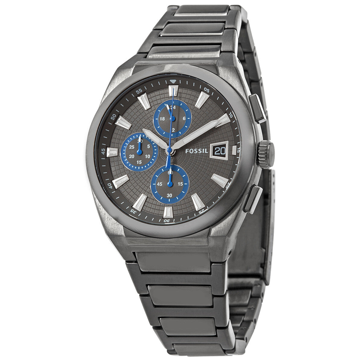 Fossil Everett Chronograph Quartz Grey Dial Men's Watch - FS5830
