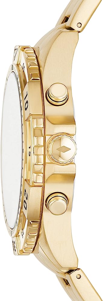 Fossil Garrett Chronograph Quartz Gold Dial Men's Watch - FS5772 Secondary image