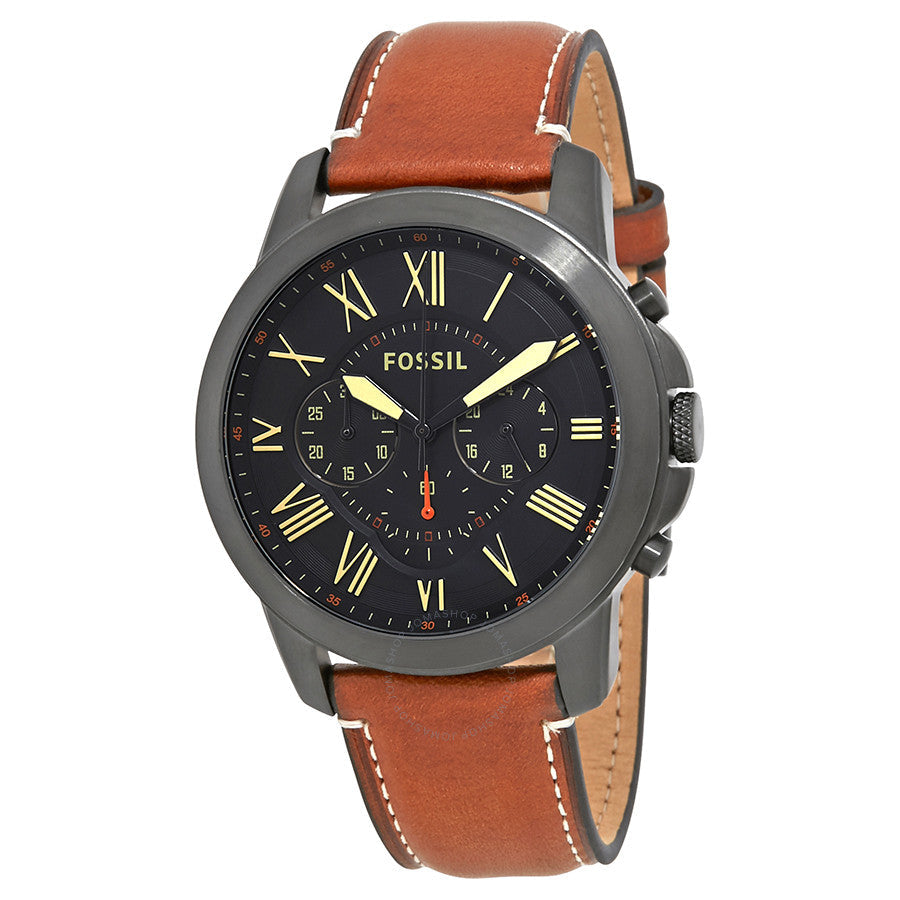 Fossil Grant Chronograph Black Dial Men's Watch - FS5241