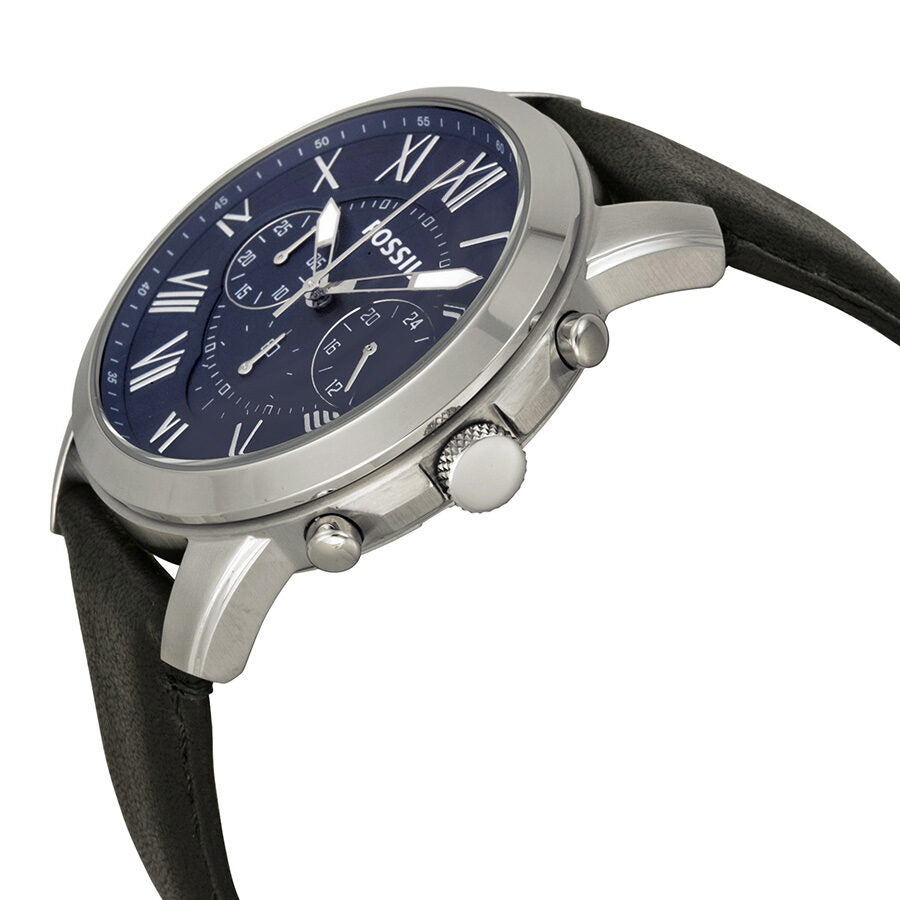 Fossil Grant Chronograph Blue Dial Black Dial Men's Watch FS4990 Secondary image