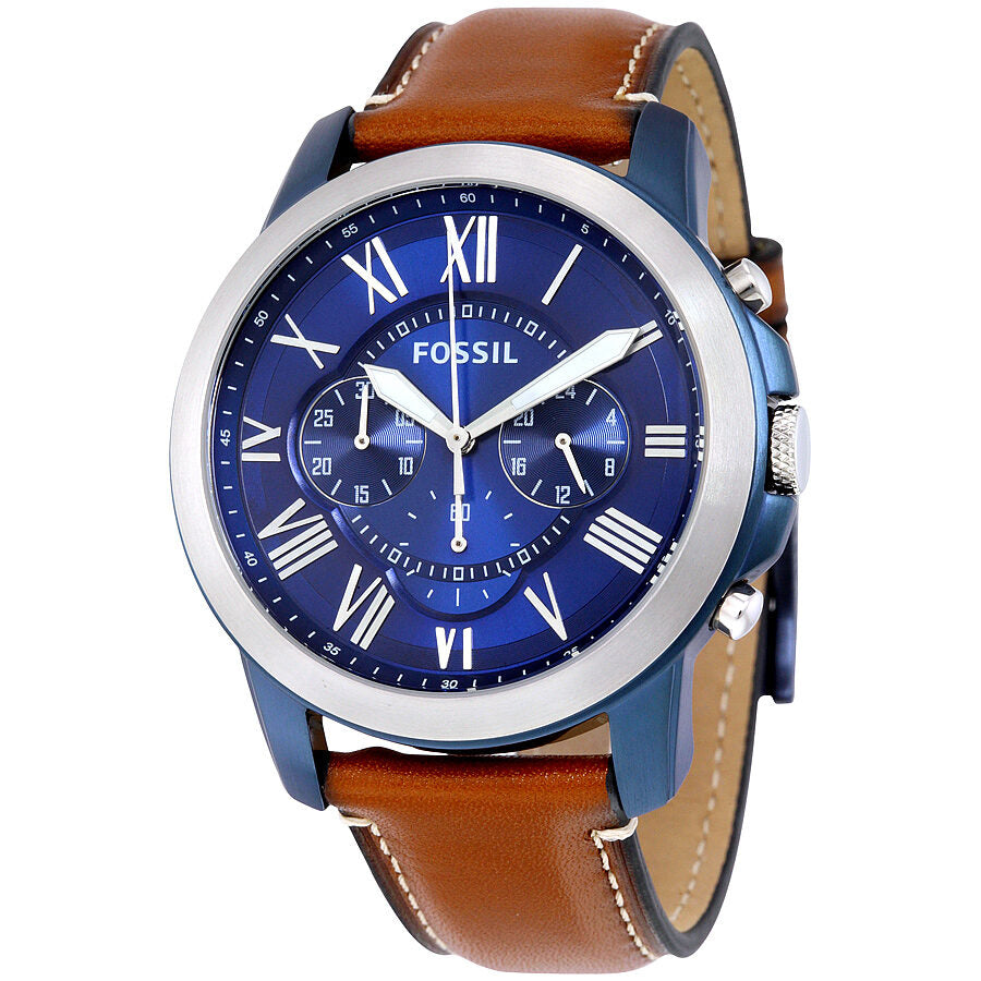 Fossil Grant Chronograph Blue Dial Men's Watch - FS5151 Main image