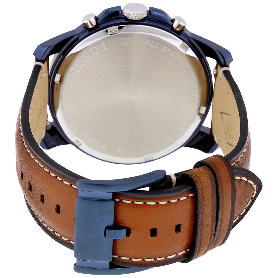 Fossil Grant Chronograph Blue Dial Men's Watch - FS5151