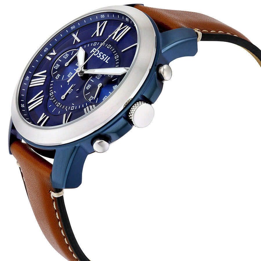 Fossil Grant Chronograph Blue Dial Men's Watch - FS5151