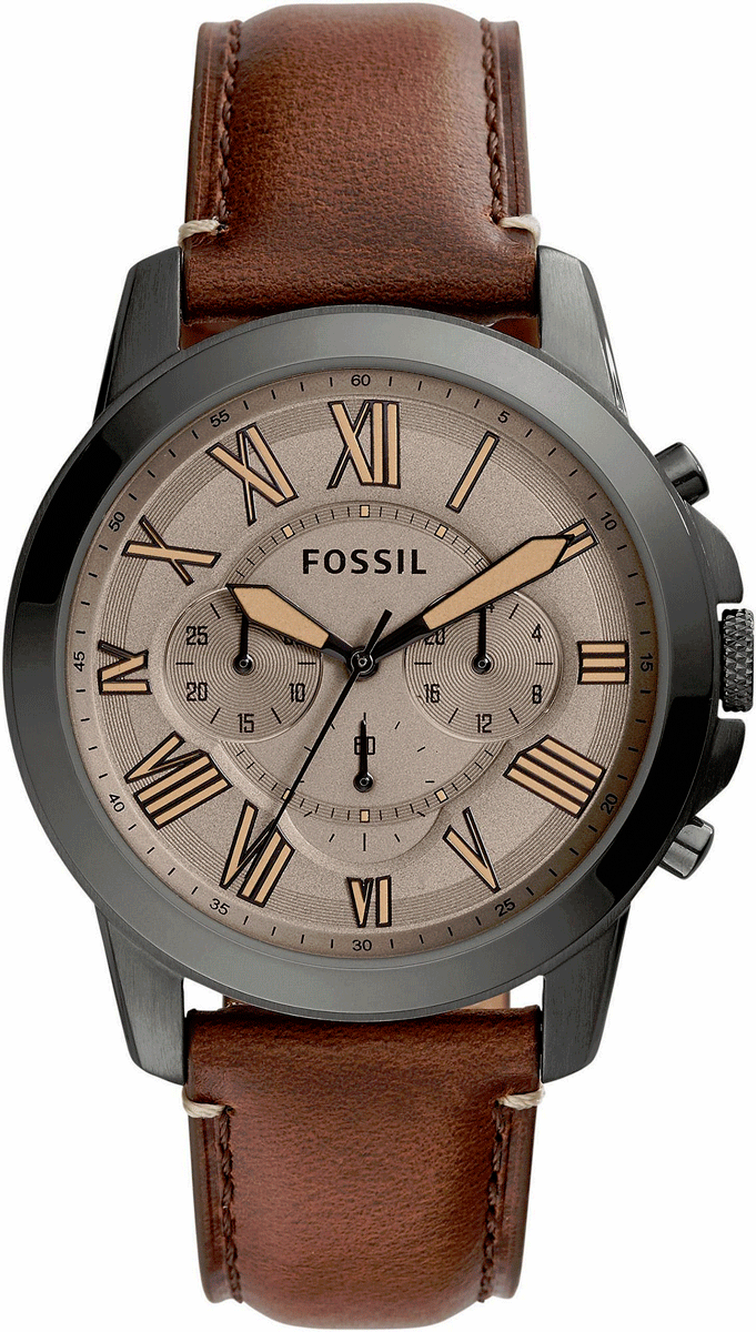Fossil Grant Chronograph Brown Dial Men's Watch - FS5214 Main image