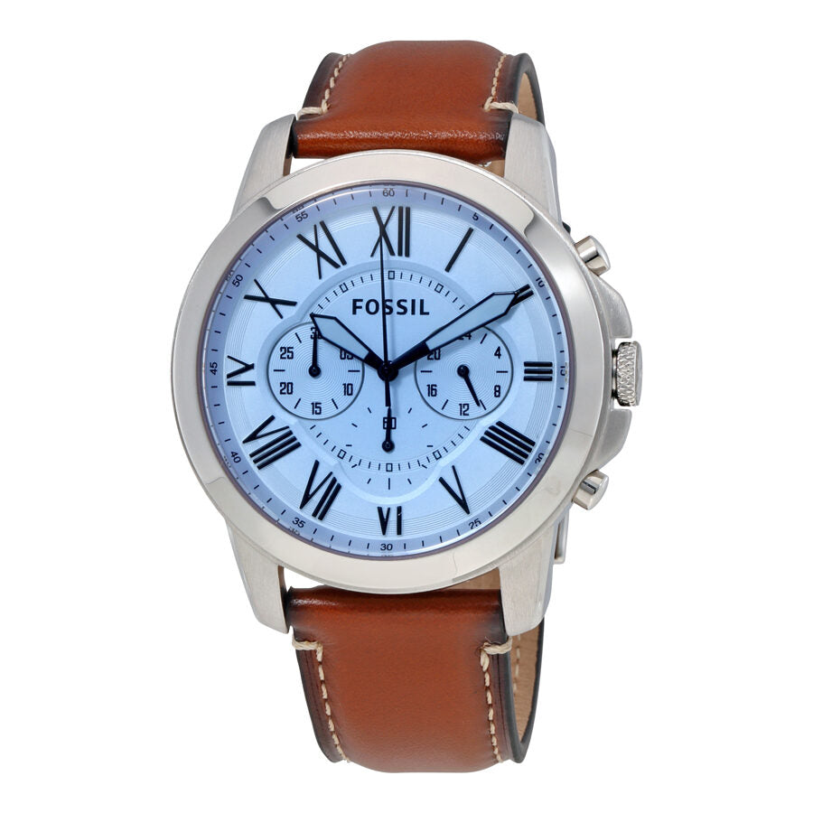 Fossil Grant Chronograph Silver Dial Men's Watch - FS5184 Hoofdafbeelding