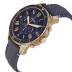 Fossil Grant Sport Chronograph Blue Dial Men's Watch FS5237