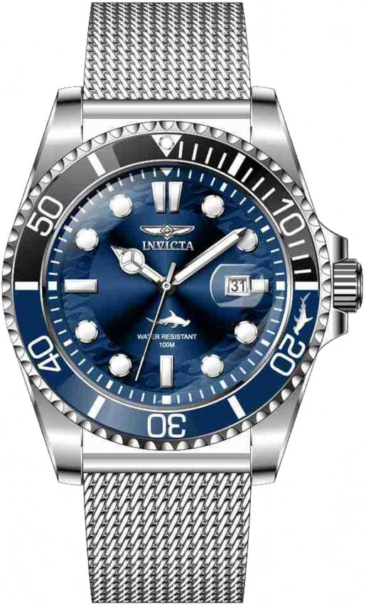 Invicta Pro Diver Quartz Blue Dial Batman Bezel Men's Watch 47173 Secondary image