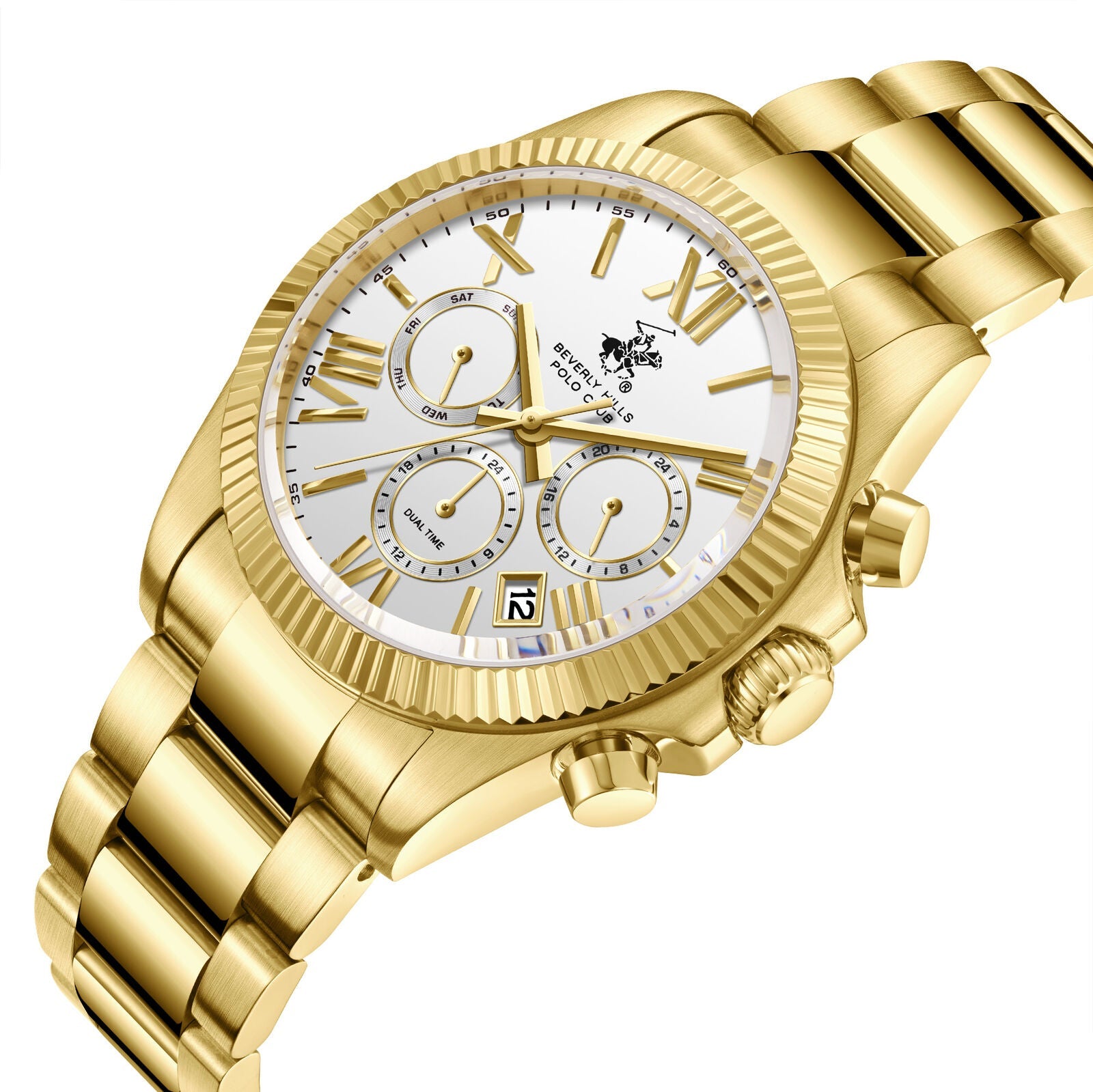 Beverly Hills Polo Club Classy All Gold Multifunction Watch BP3874X.130 Secondary image
