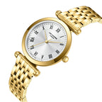 Lee Cooper Classic Roman Numeral Silver Dial Gold Watch - LC08290.130