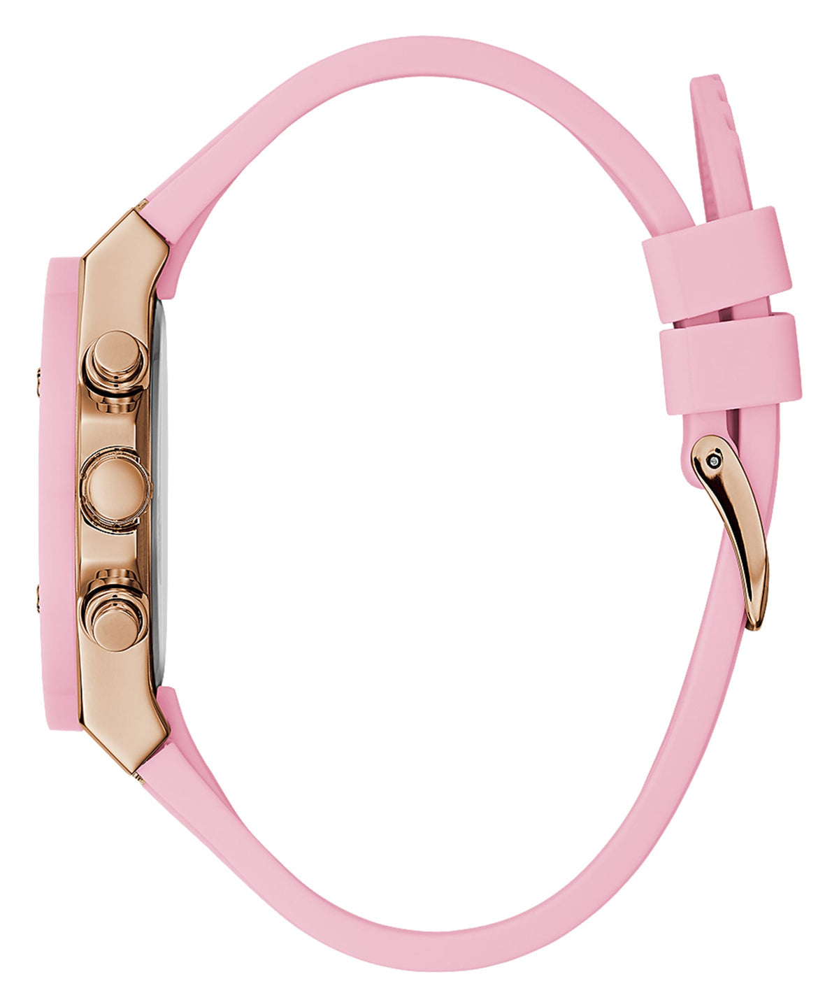 Guess Athena Pink Strap Women's Watch GW0030L4 Secundaire afbeelding