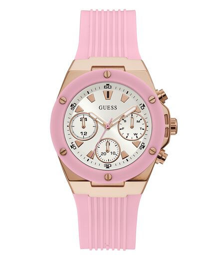 Guess Athena Pink Strap Women's Watch GW0030L4 Hoofdafbeelding