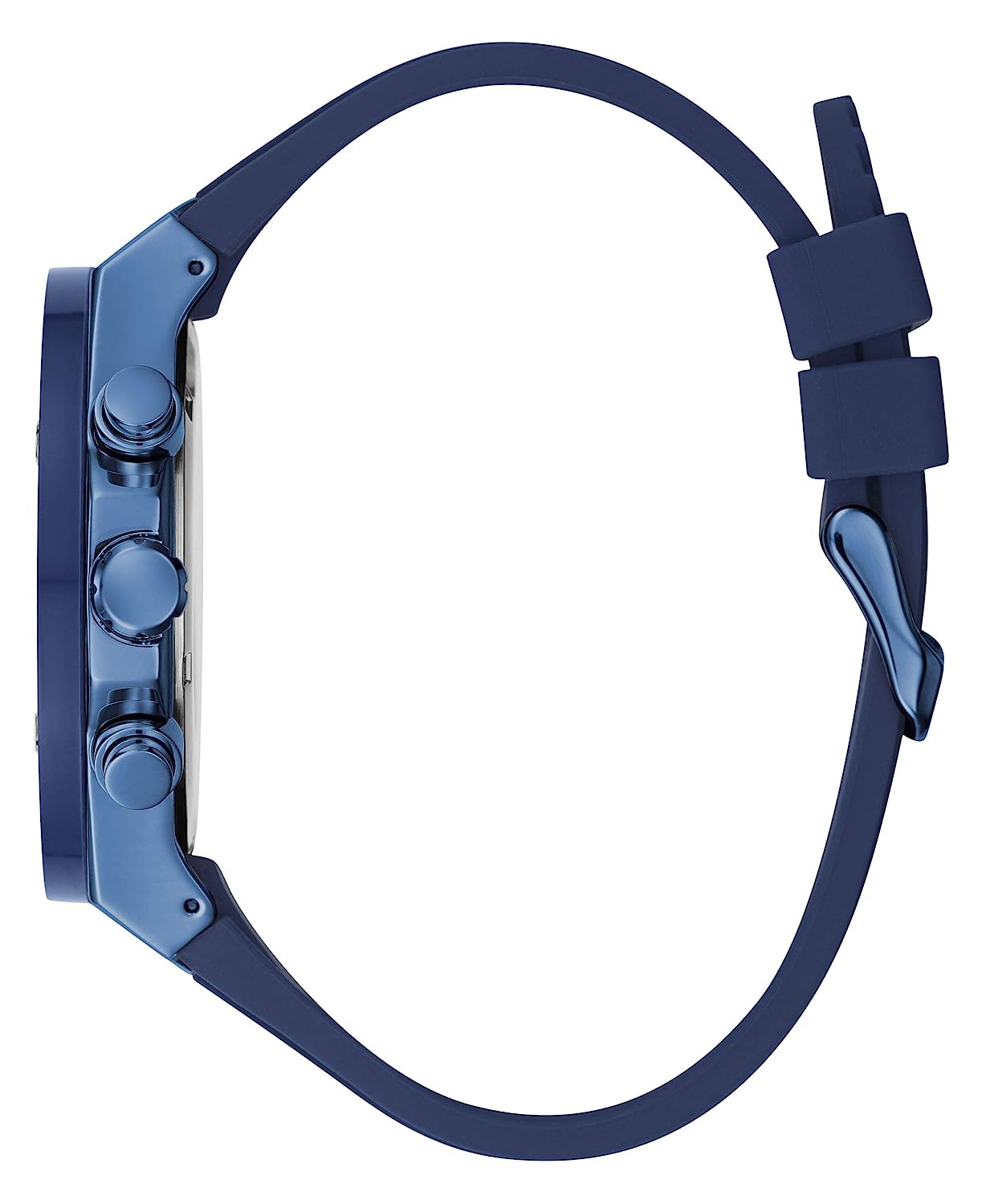 Guess Blue Silicone Multi-function Men's Watch GW0057G3 Secundaire afbeelding
