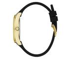 Guess Clarity Gold Tone Case Silicone Women's Watch GW0109L1