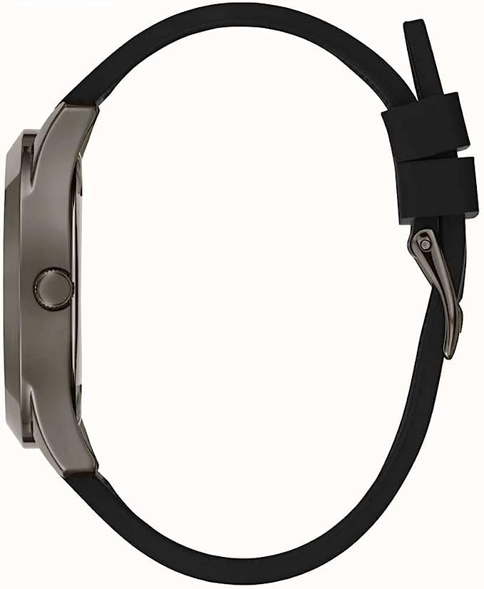 Guess Crush dameshorloge met zwarte siliconen band W1223L4 Secundaire afbeelding