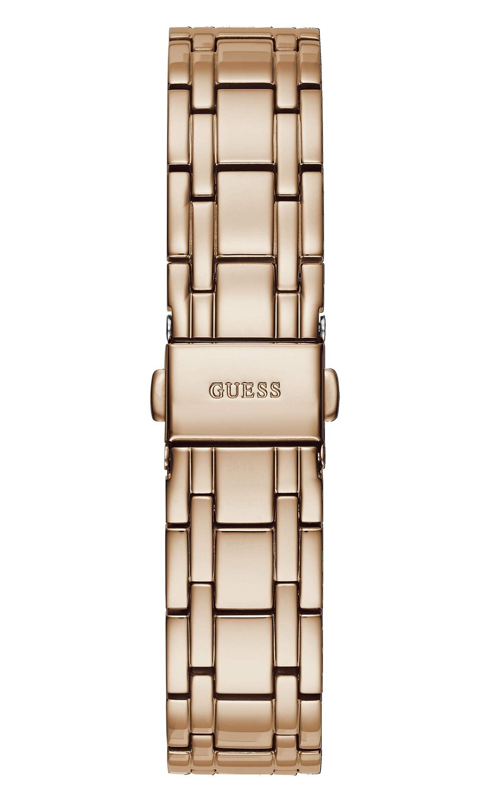 Guess Crystalline dameshorloge met witte wijzerplaat en roségouden accenten GW0114L3 Secundaire afbeelding