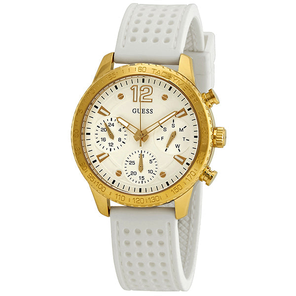 Guess Marina dameshorloge met witte wijzerplaat W1025L5 Hoofdafbeelding