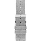 Guess Mariposa Silver Leather Women's Watch GW0008L1