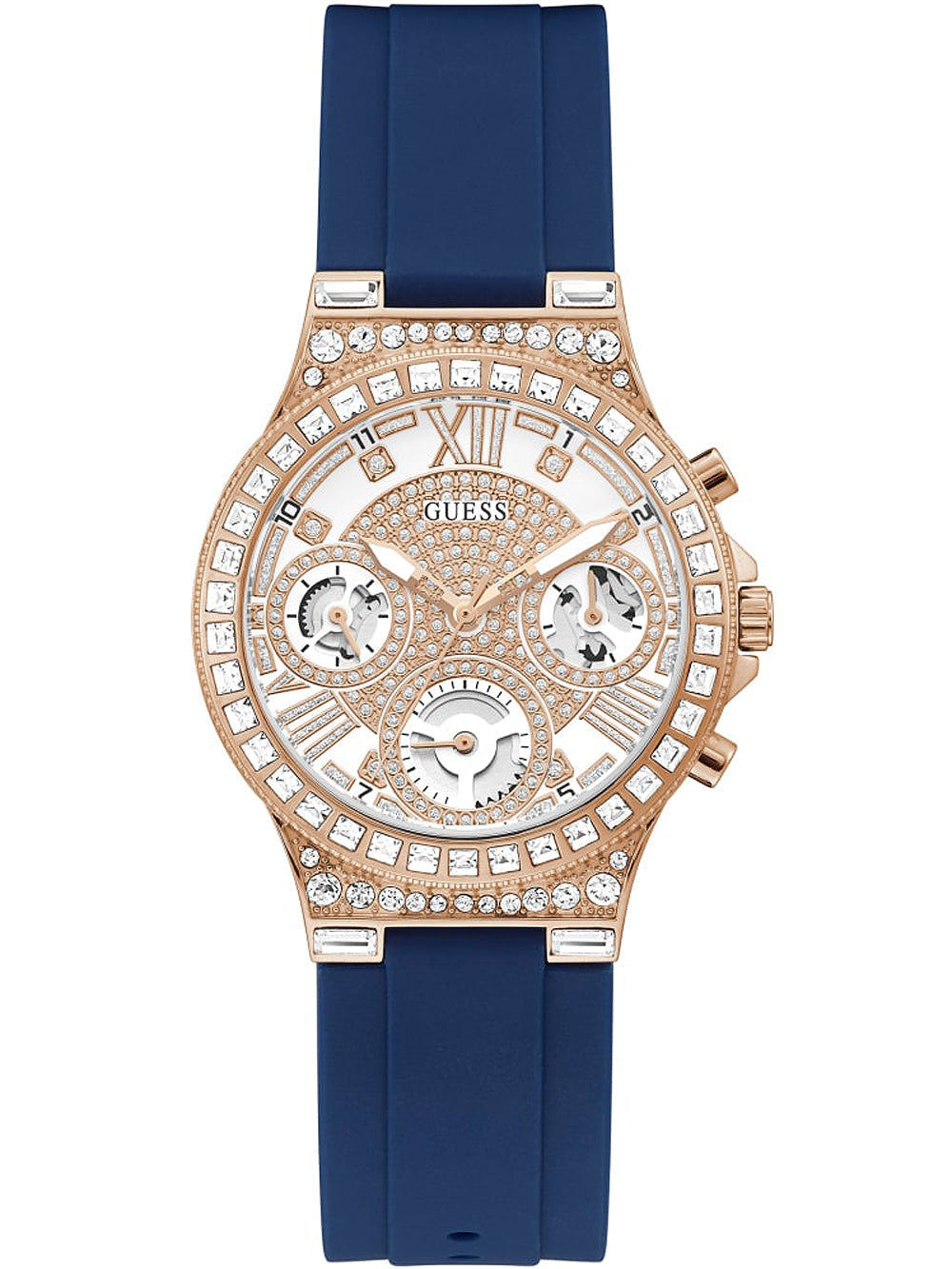Guess Moonlight Chronograph Blue Strap Women's Watch GW0257L3 (Defect) Hoofdafbeelding