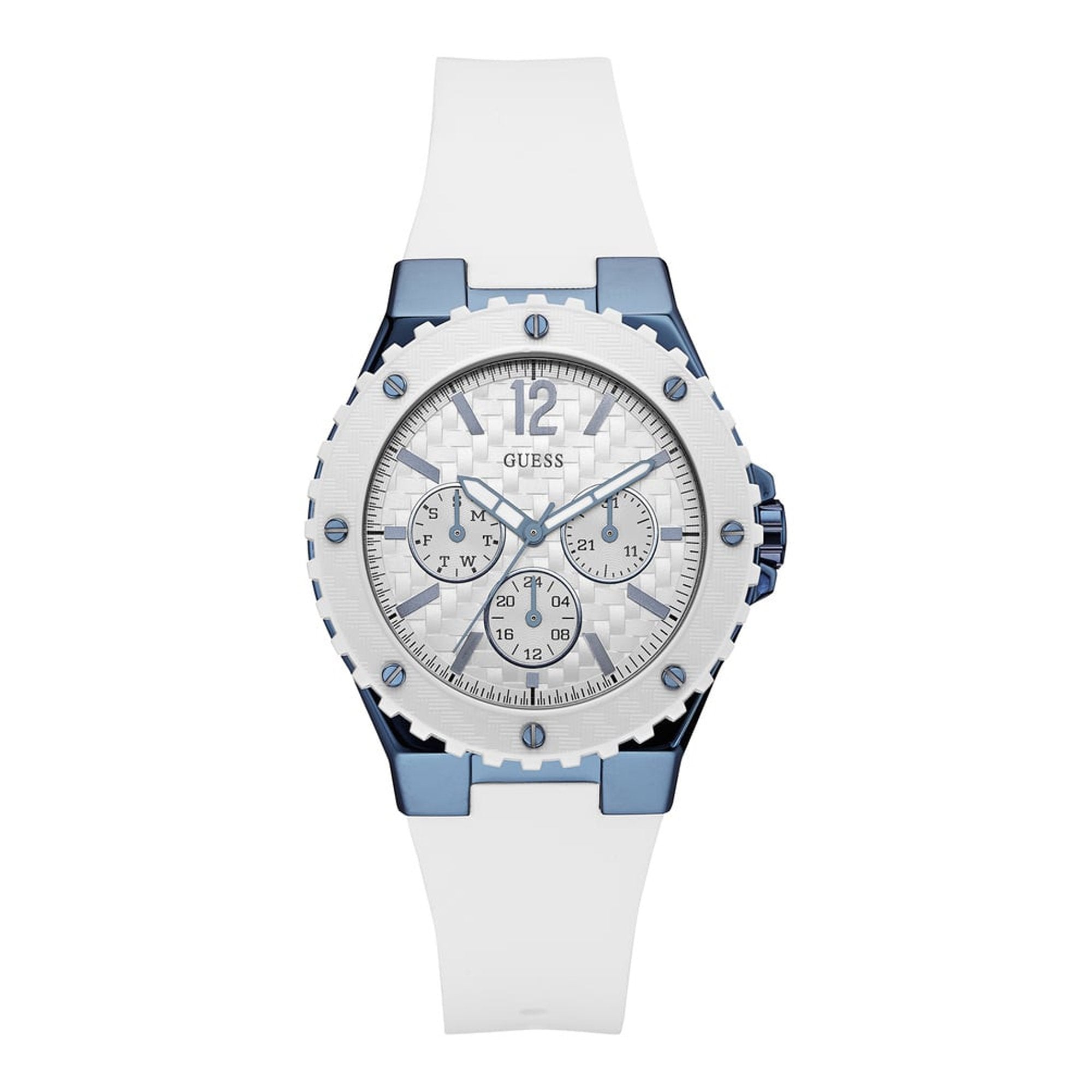 Guess Overdrive Multi-function Display Silicone Strap Women's Watch W0149L6 Main image