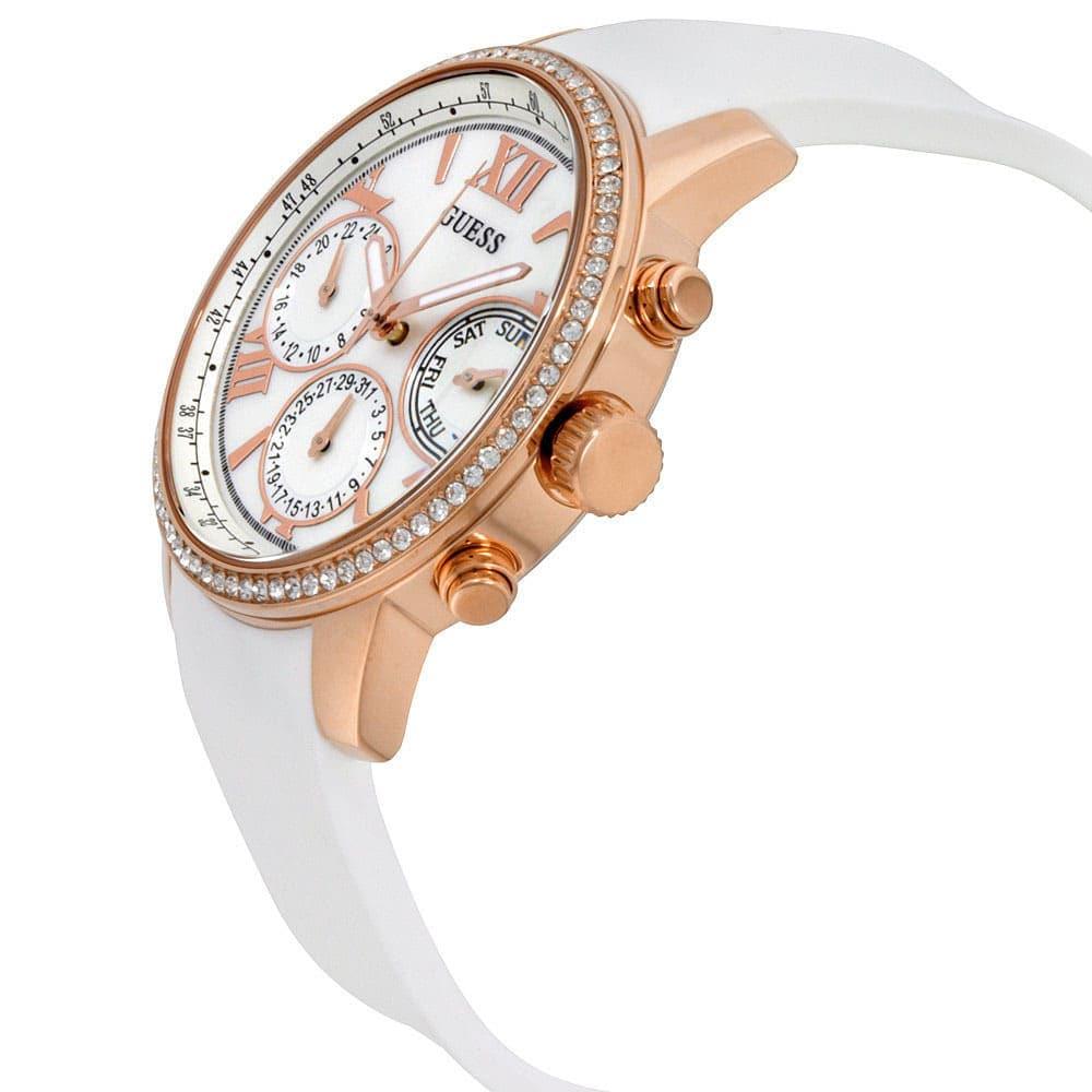 Guess Sport White Silicone Strap Rose Gold Women's Watch W0616L1 (Defect) Secundaire afbeelding