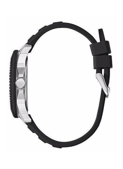 Guess Tread Black Silicon Strap Men's Watch W0967G1 Secundaire afbeelding