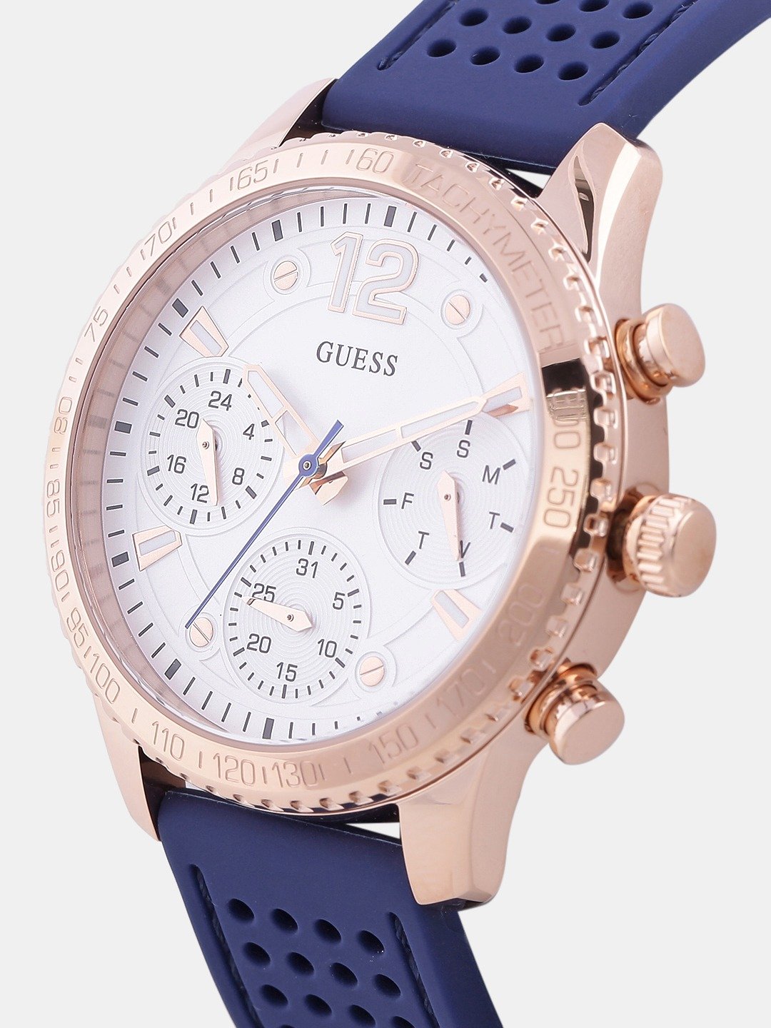 Guess wit analoog dameshorloge W1025L4 Secundaire afbeelding