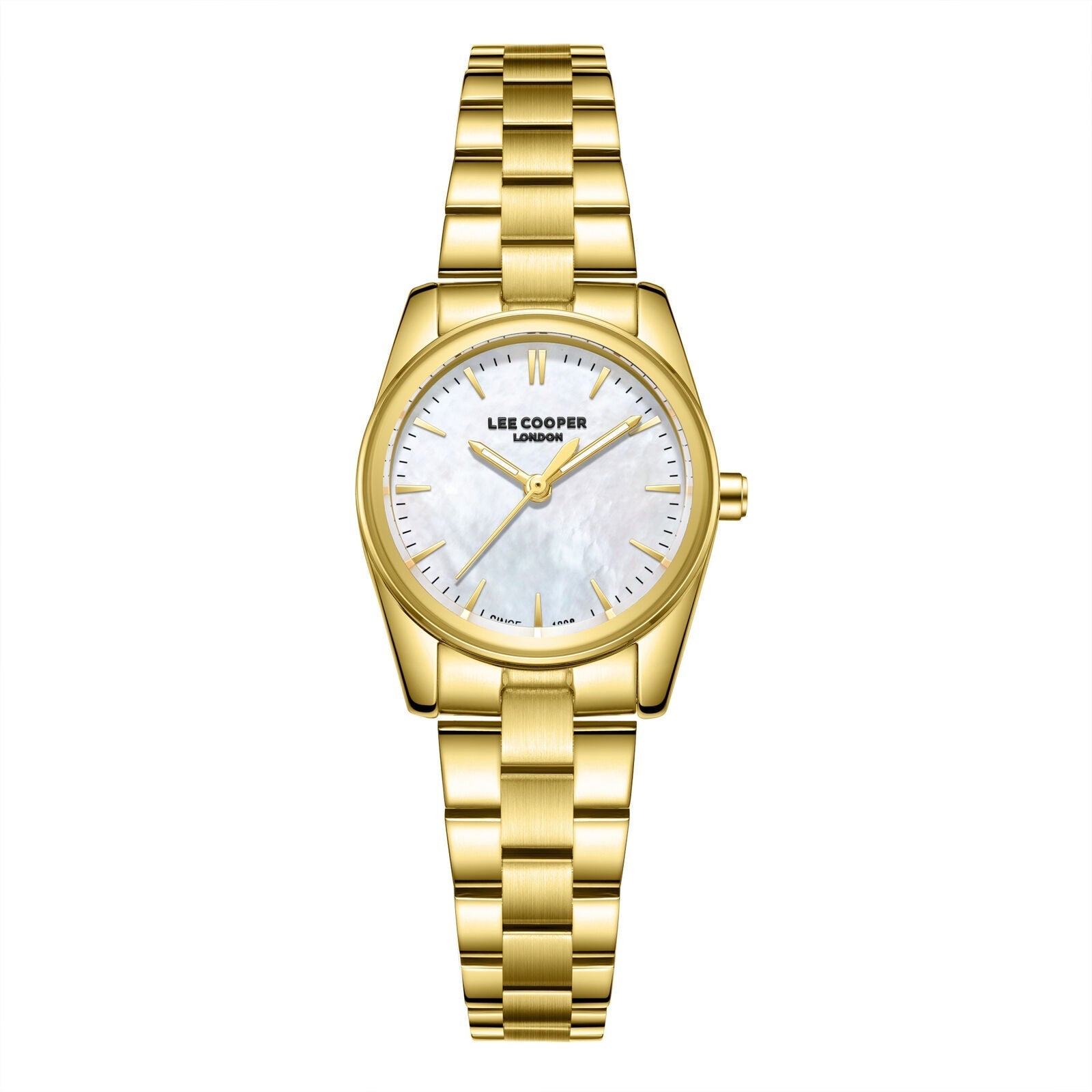 Lee Cooper Sylara White MOP Dial Gold Watch - LC08299.120 Hoofdafbeelding