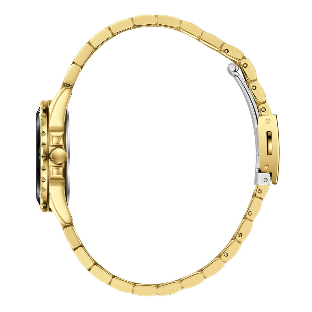 Slazenger Classic Crystals Silver Dial Gold Watch - SL.09.2594.3.130