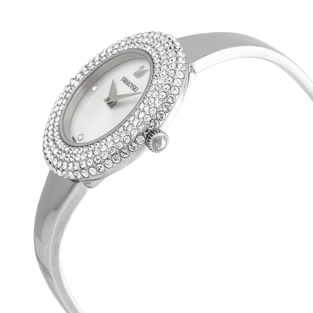 Swarovski Crystal Sparkling Micro-Pave Silver Dial Silver Steel Women's Watch 5483853 Secondary image