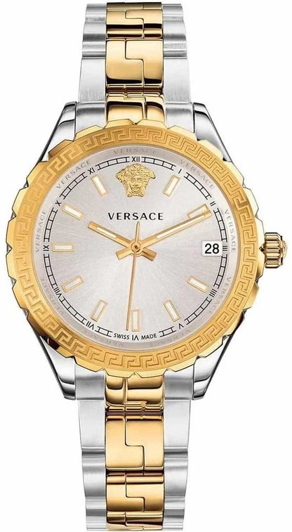 Versace Hellenyium 35mm Silver Dial Stainless Steel Women's Watch V12030015
