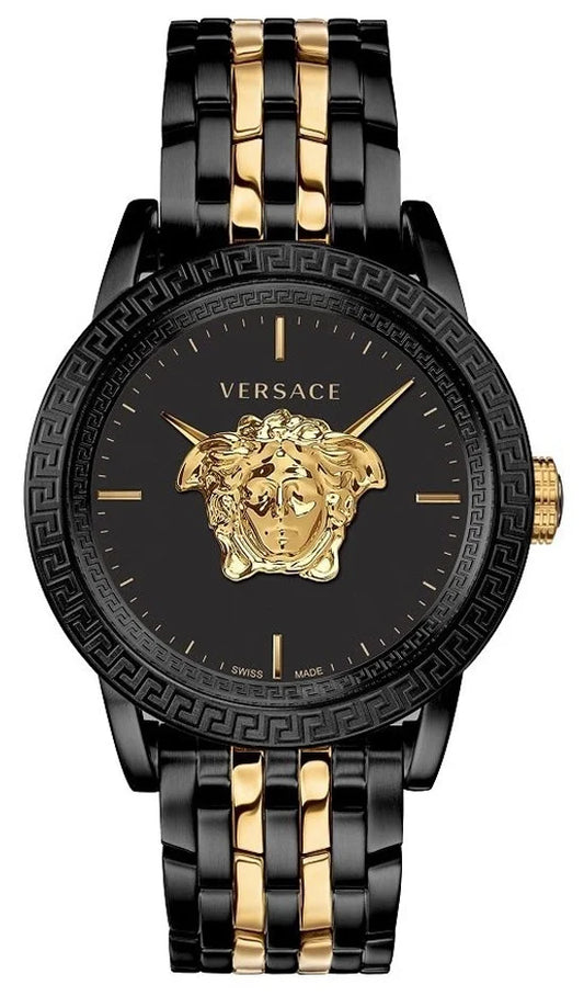 Versace 45mm Black Dial Black-Tone Men's Watch VERD01119
