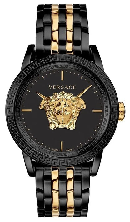 Versace 45mm Black Dial Black-Tone Men's Watch VERD01119