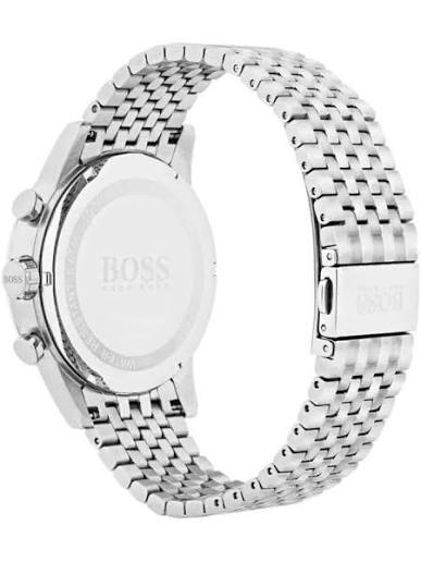 Hugo Boss Navigator 44mm Blue Dial Silver-Tone Chronograph Men's Watch 1513498