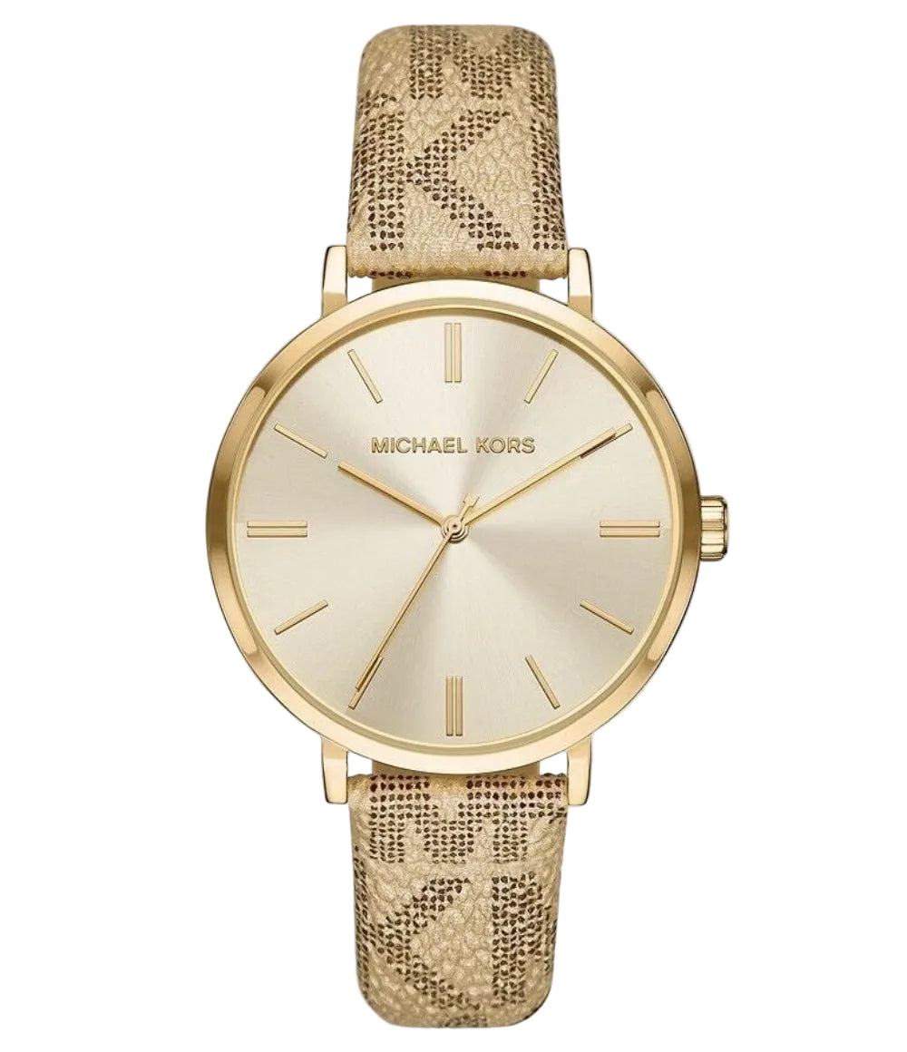 Michael Kors Addyson Gold Dial Gold PVC Women's Watch - MK2952 Main image