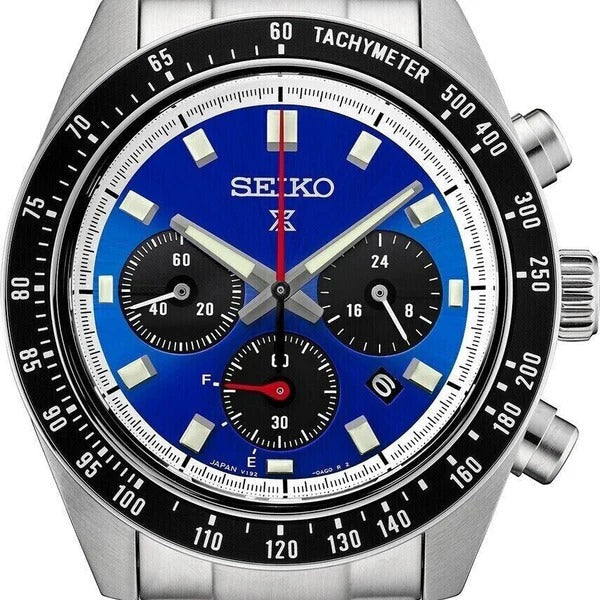 Seiko Prospex Speedtimer Solar Chronograph Silver Men's Watch SSC931 Secondary image